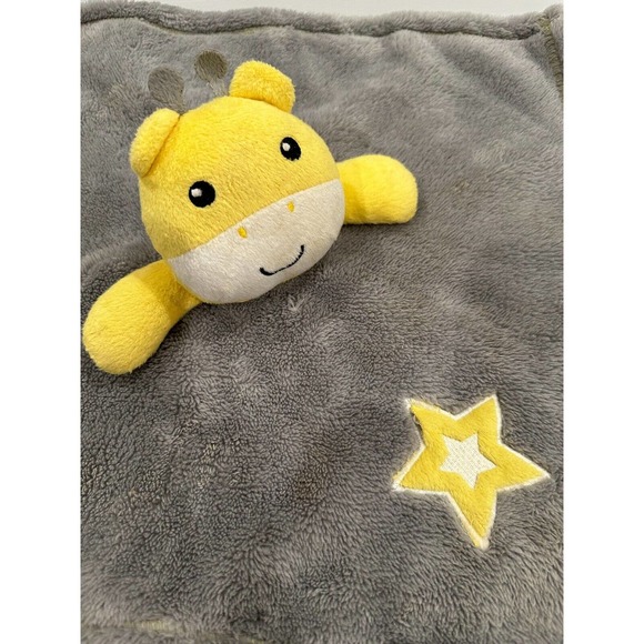 Baby Gear Gray Yellow Giraffe Star Plush Toy Baby Security Blanket Lovey READ - Picture 6 of 9
